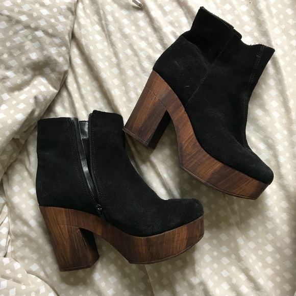 topshop suede boots